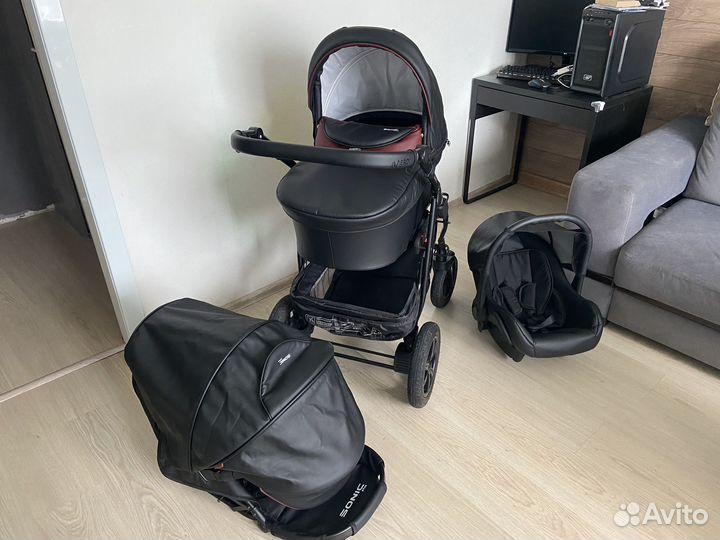 Коляска Sonic plus Verdi 3 в 1