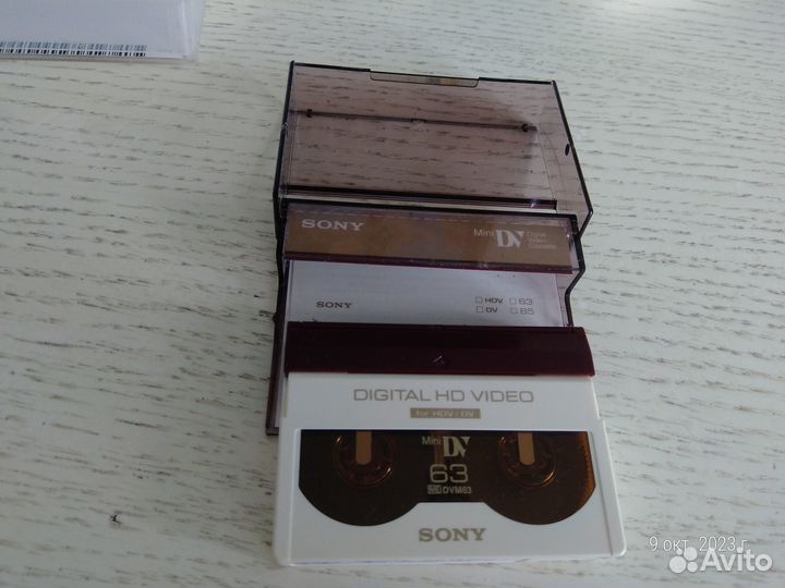 Видеокассеты формата MiniDV HDV и DV