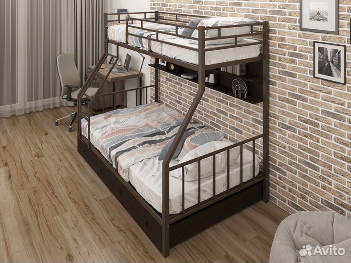 Кровать двухъярусная