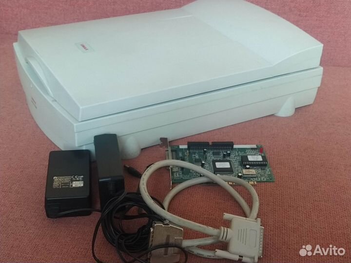 Сканер Umax Astra1220S+слайд+Adaptec aha2940