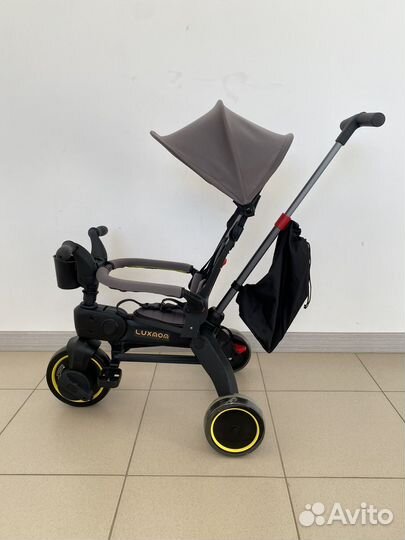 Велосипед Luxmom S7 складной серый