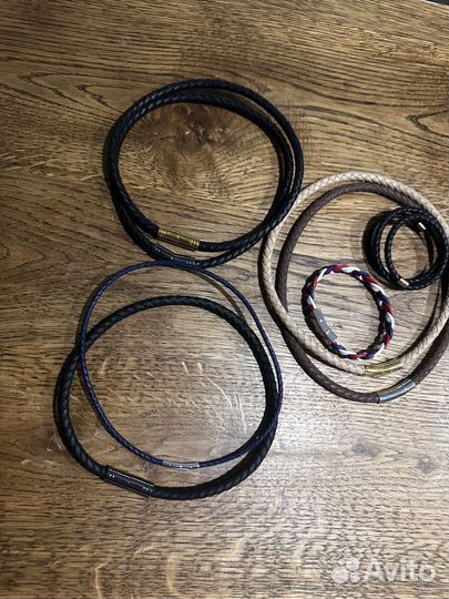 Кожаные шнурки гайтан