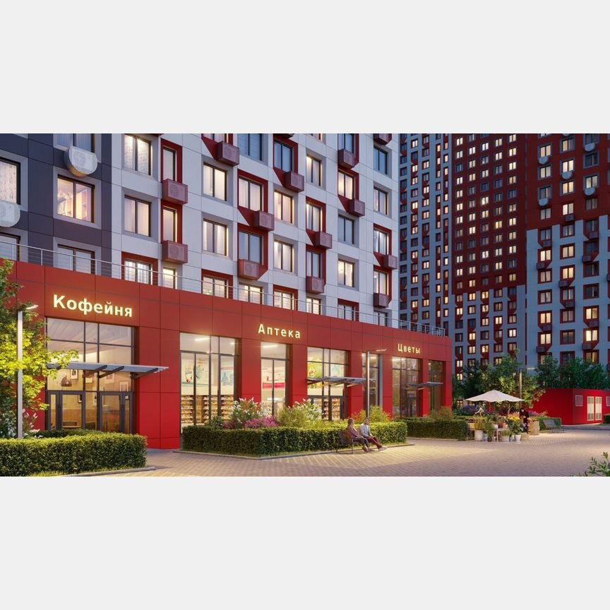 1-к. квартира, 36,8 м², 18/19 эт.