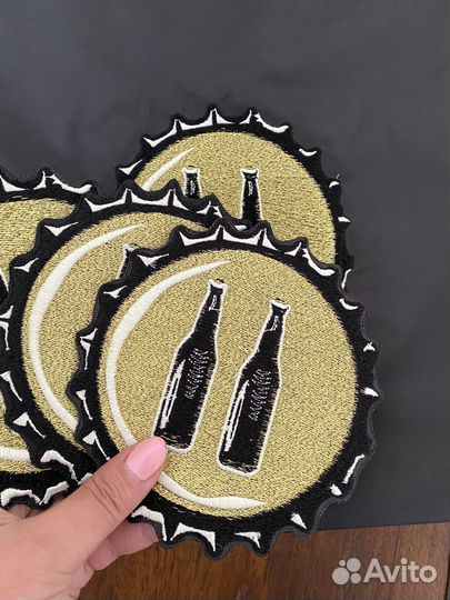 Фартук для продавца с вышивкой лого на заказ