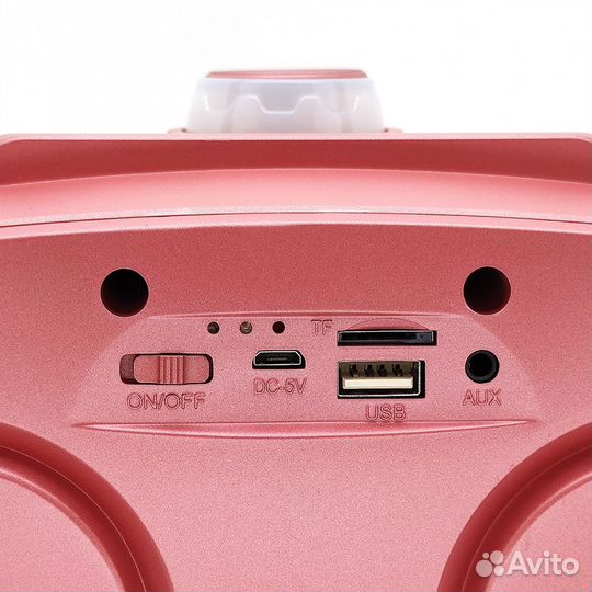 Портативная караоке система sdrd SD-306 розовая