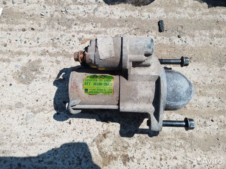Стартер kia rio 2