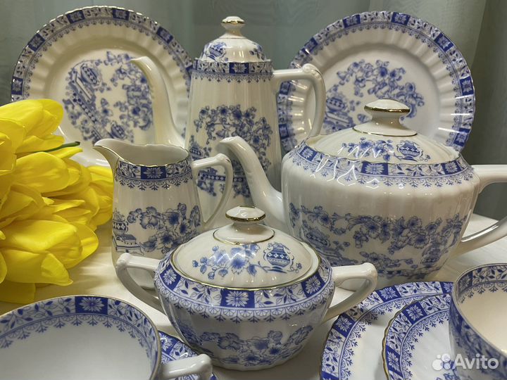 Старинный фарфор Зельтман Вайден дизайн China blau