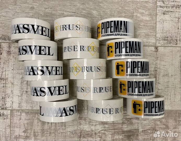 Бpендиpованный скотч \ Клейкая лента с логотипом