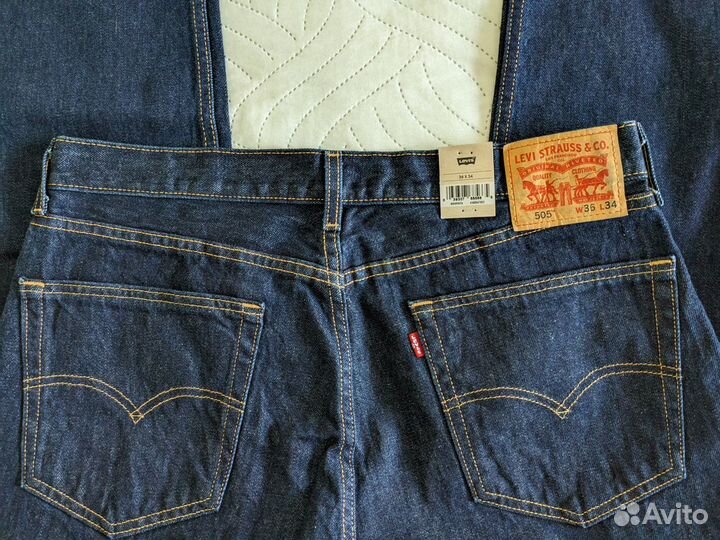 Мужские джинсы levis 505 36\34 Никарагуа оригинал