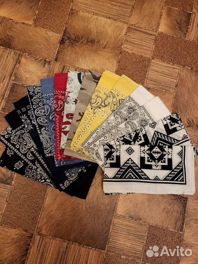 Новые Банданы хлопок 15шт