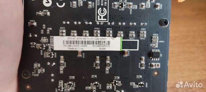 Видеокарта Zotac gtx 560 ti игровая