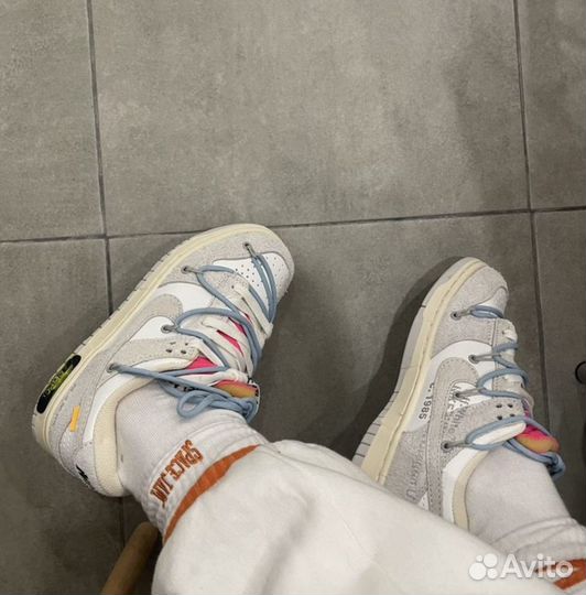 Кроссовки nike off white dunks