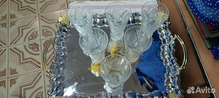 Винтаж хрусталь бокалы Неман 70-80 гг