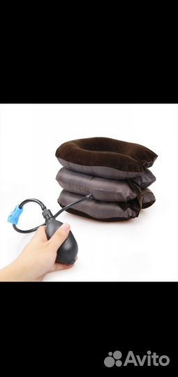 Мягкая подушка для растяжки шеи