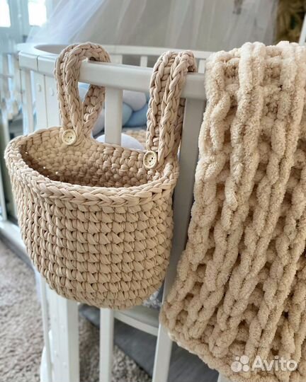 Корзинка на кроватку