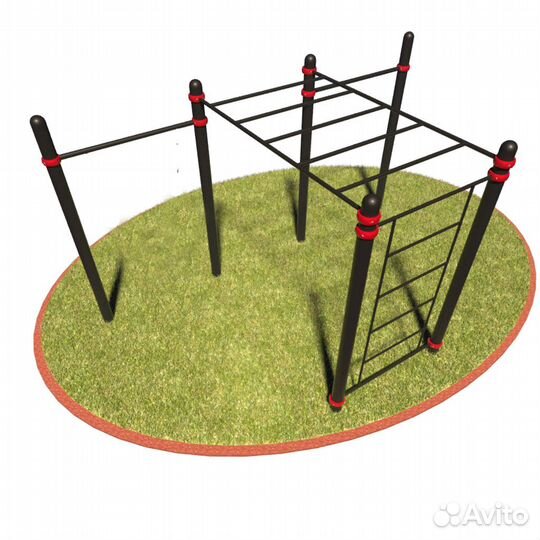 T-030 Турники, рукоход, шведская стенка D89 плас