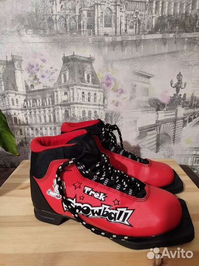 Лыжные ботинки, р-р 32