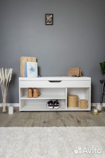 Обувница Liga с откидной крышкой 1055х314х500