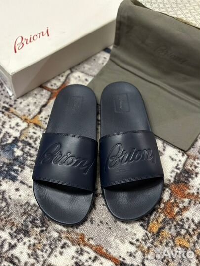 Новые шлепанцы Brioni 42размер оригинал