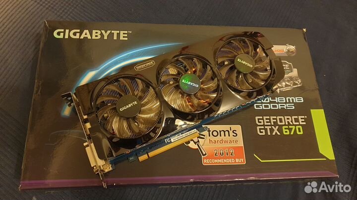 Видеокарта, Gigabyte GTX 670 2GB