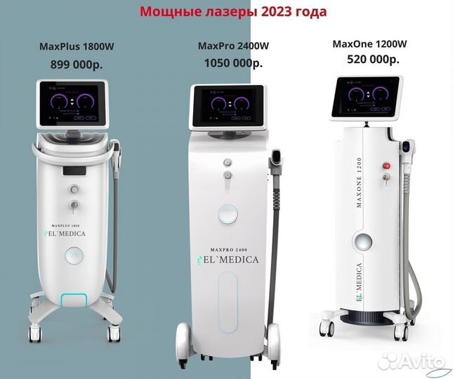 Диодный лазер для эпиляции MaxOne 1200w