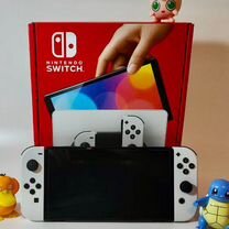 Новые Nintendo switch Oled Белые, любые игры