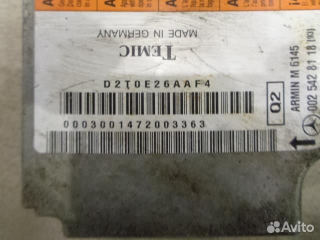 Блок управления AIR BAG Mercedes Benz M-Class W16