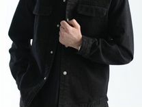 Джинсовка мужская gap гап чёрная рубашка