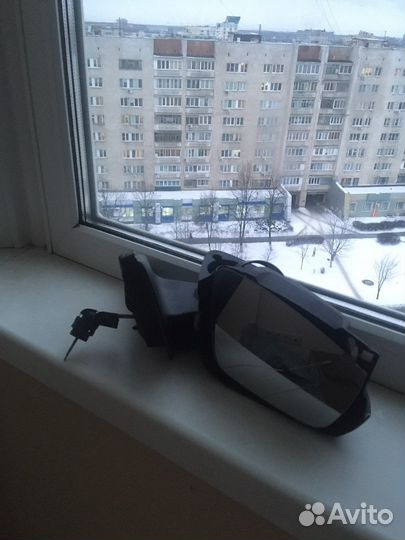 Правое боковое зеркало skoda rapid