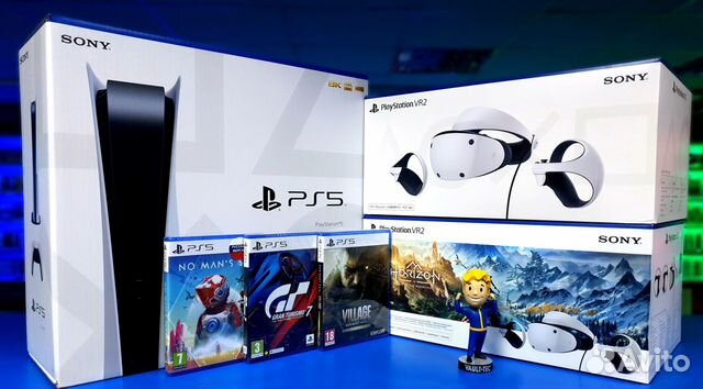 Комплект PlayStation 5 + шлем PS VR2 объявление продам
