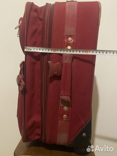 Чемодан дорожный на 2-х колесах бу