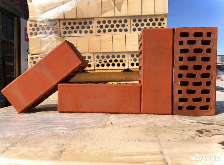 Кирпич облицовочный желтый