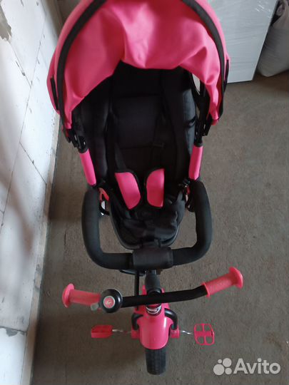 Велосипед коляска с ручкой