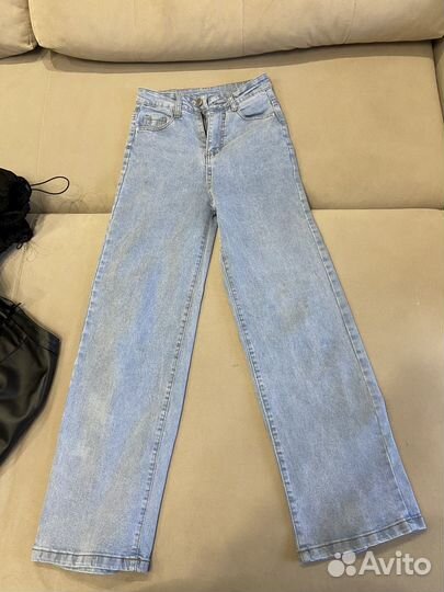 Джинсы трубы