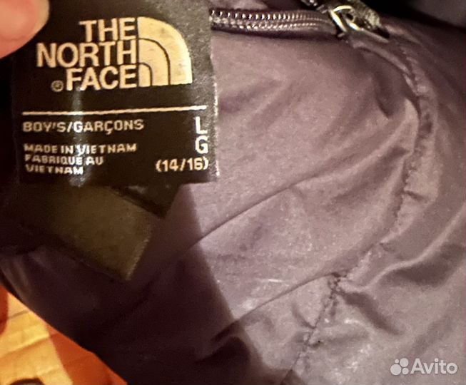 Двусторонняя куртка the north face подростковая