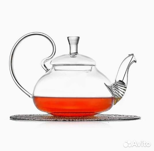 Чайник заварочный 800 мл, термостойкое стекло