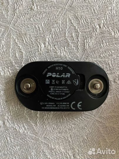 Нагрудный пульсометр polar h10