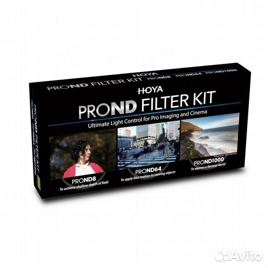 Набор фильтров hoya PRO ND Filter Kit: ND8,64,1000
