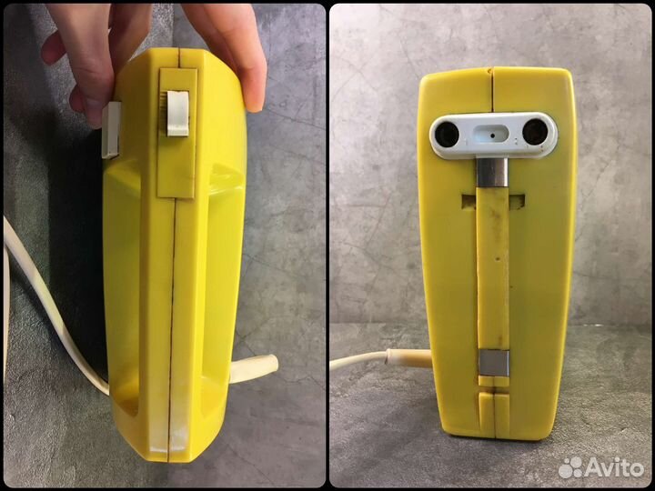 Винтажный миксер Siemens желтый