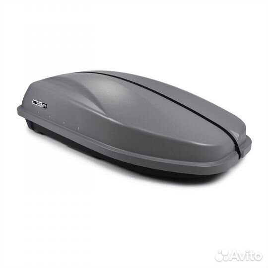 Автобокс MaxBox PRO 380 литров, серый мат