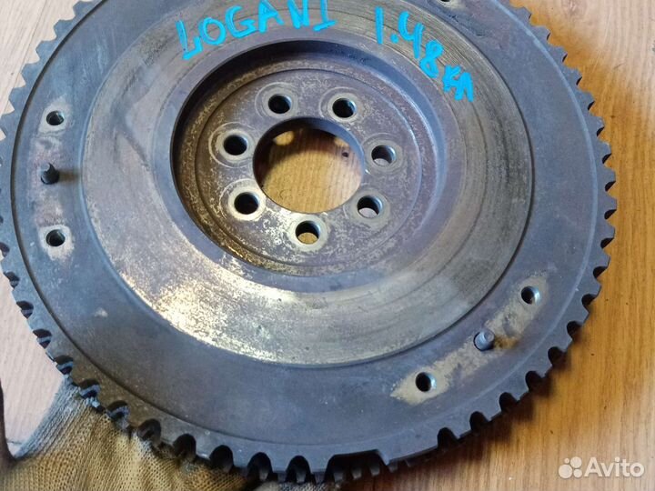 Маховик. Рено логан 1 1.4