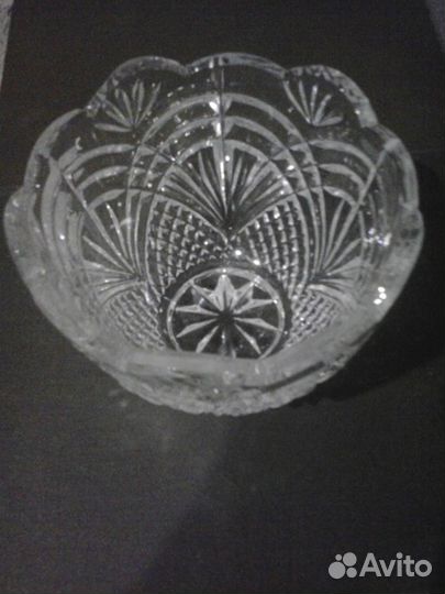 Вазы хрустальные