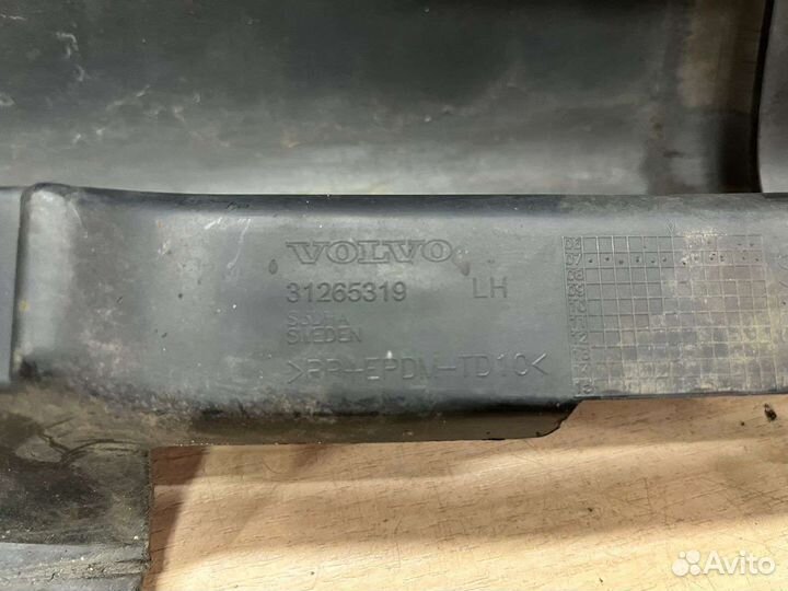 Накладка порога левая volvo xc70