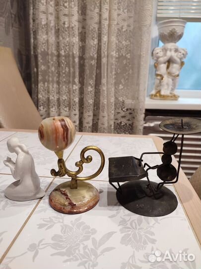 Статуэтка, подсвечник, футляр под вино или коньяк