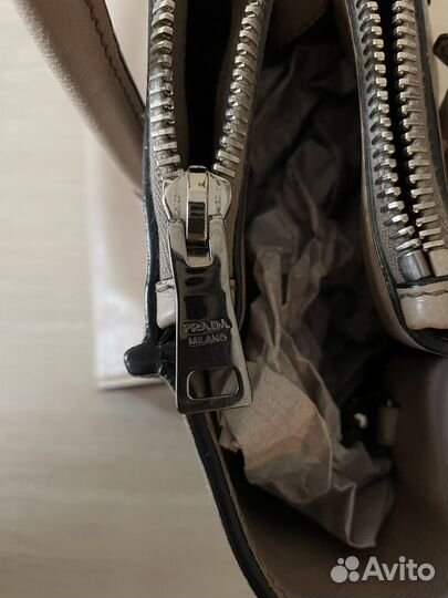 Сумка Prada Glace Calf Twin Pocket Tote Оригинал