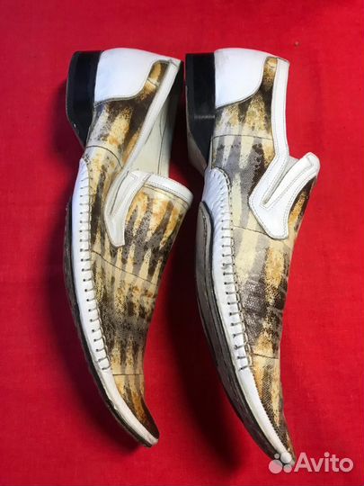 Туфли мужские лоферы 42 кожаные