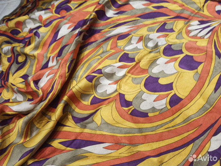 Платок шелковая шаль дизайнер Marina d'este