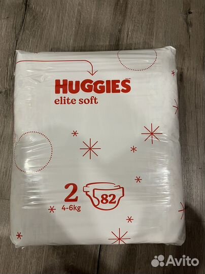 Подгузники Huggies elit soft 2 размер