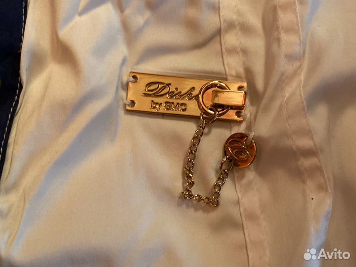 Белая стрейч блузка Di’she, размер 40