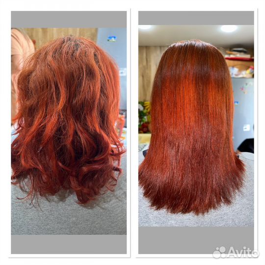 Кератиновое выпрямление волос, ботокс, нано